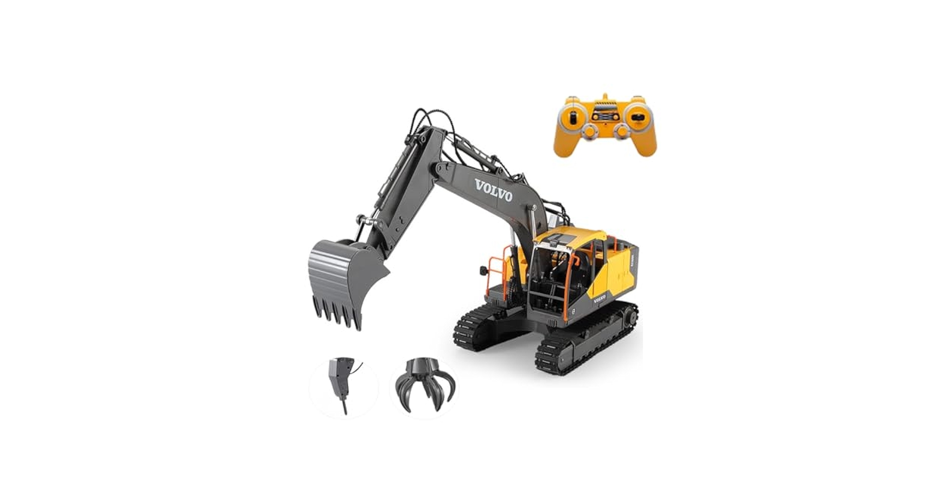 volvo ショベルカー　ラジコン　グラップル付き Amazon.co.jp: 【3in1】 ラジコンショベルカー RC 掘削機 2.4GHz